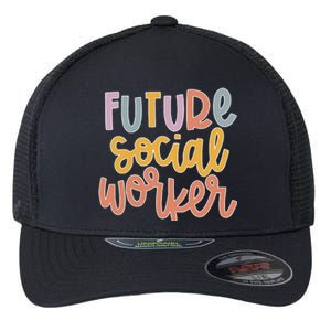 Future Social Worker Flexfit Unipanel Trucker Cap