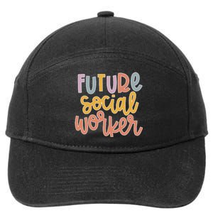 Future Social Worker 7-Panel Snapback Hat