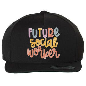 Future Social Worker Wool Snapback Cap