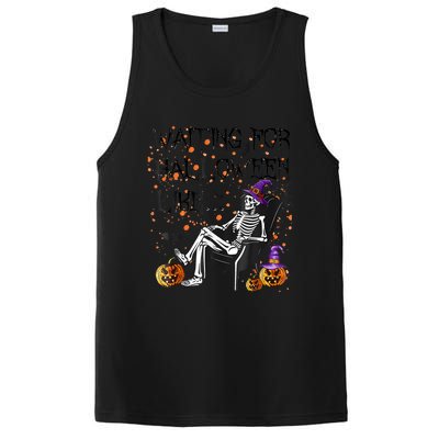 Funny Skeleton Waiting For Halloween PosiCharge Competitor Tank