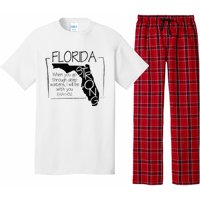 Florida Strong When You Go Through Deep Water Pajama Set