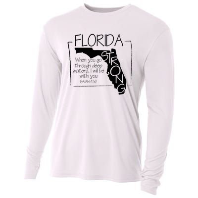 Florida Strong When You Go Through Deep Water Cooling Performance Long Sleeve Crew