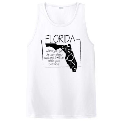 Florida Strong When You Go Through Deep Water PosiCharge Competitor Tank