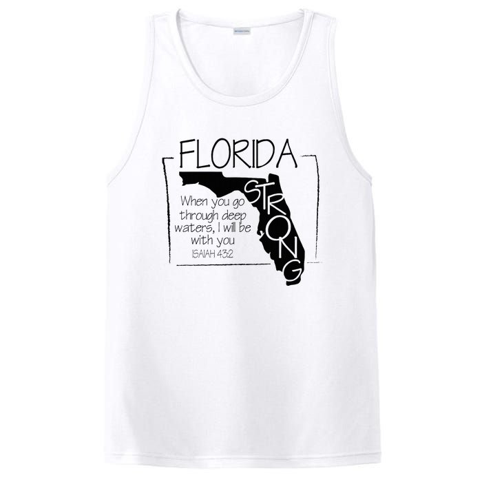 Florida Strong When You Go Through Deep Water PosiCharge Competitor Tank