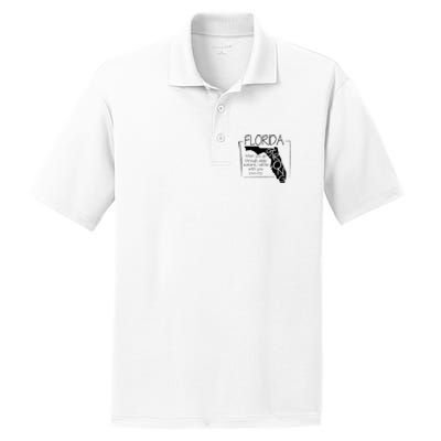 Florida Strong When You Go Through Deep Water PosiCharge RacerMesh Polo