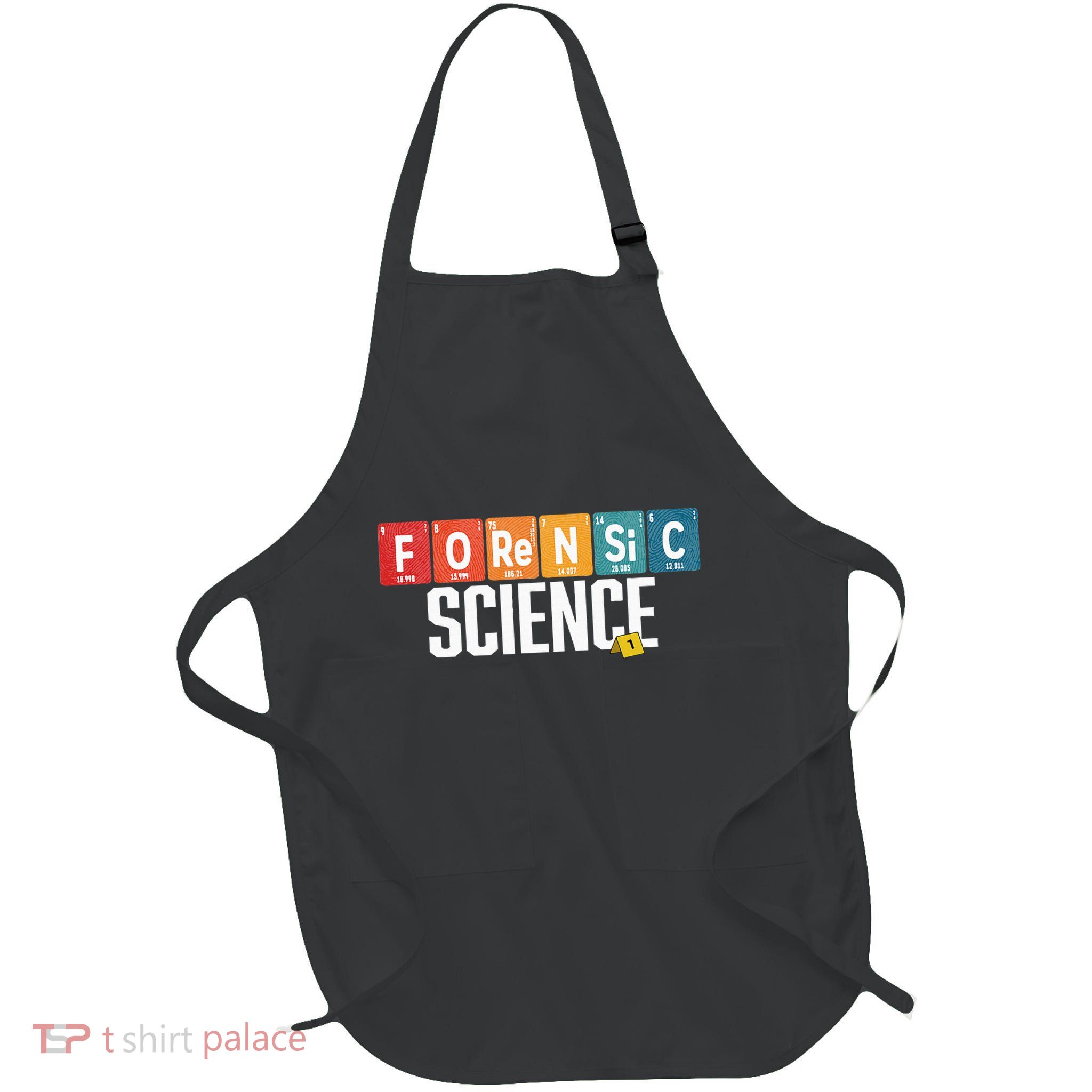 Forensic Science Week Full-Length Apron With Pockets