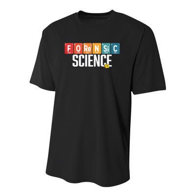 Forensic Science Week Youth Performance Sprint T-Shirt