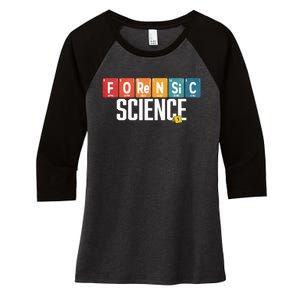 Forensic Science Week Women's Tri-Blend 3/4-Sleeve Raglan Shirt