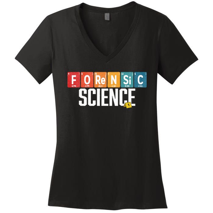 Forensic Science Week Women's V-Neck T-Shirt