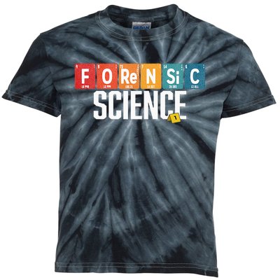 Forensic Science Week Kids Tie-Dye T-Shirt