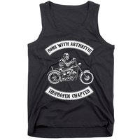 Funny Sons With Arthritis Ibuprofen Chapter Biker Skull Tank Top