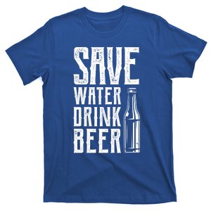 Funny Save Water Beer Classic Novelty Party Gift T-Shirt