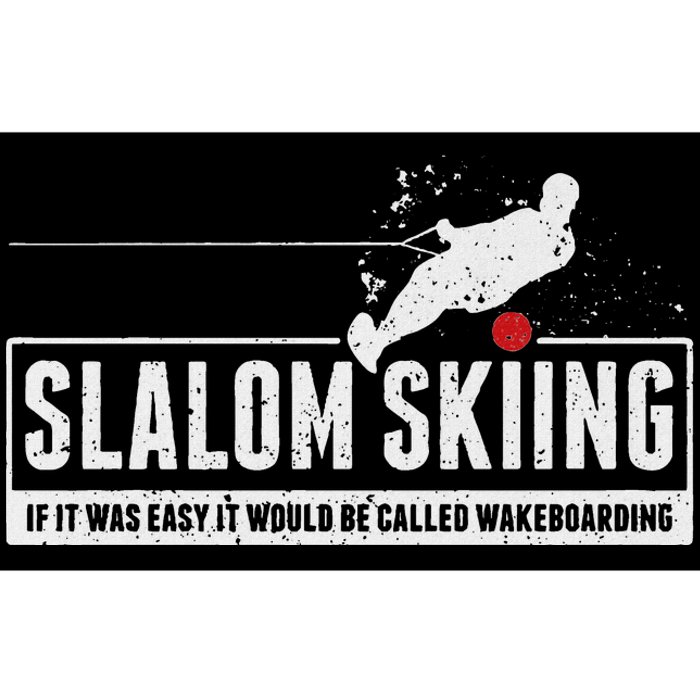 Funny Slalom Waterskiing Wakeboard Ski Vintage Style Gift Bumper Sticker