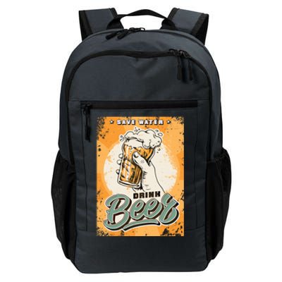 Funny Save Water Beer Ing Gift Daily Commute Backpack