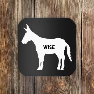 Funny Sarcastic Wise Donkey Lovers Coaster