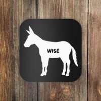 Funny Sarcastic Wise Donkey Lovers Coaster