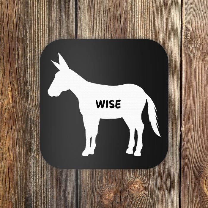 Funny Sarcastic Wise Donkey Lovers Coaster