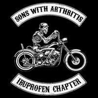 Funny Sons With Arthritis Ibuprofen Chapter Biker Skull Impact Tech Backpack