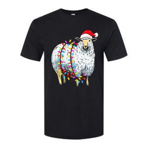 Festive Sheep with Christmas Lights Perfect Gift Softstyle CVC T-Shirt