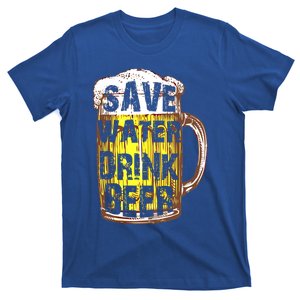 Funny Save Water Beer Oktoberfest Beer Funny Gift T-Shirt