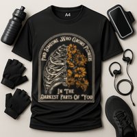 Find Someone Who Grows Flowers In The Darkest Parts Of You Performance Shirt