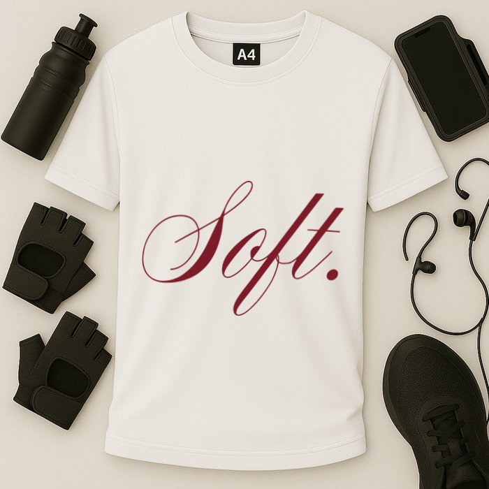 Flo Soft White Cooling Performance Crew T-Shirt