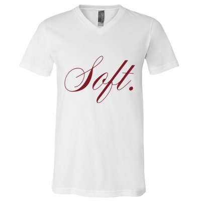 Flo Soft White V-Neck T-Shirt