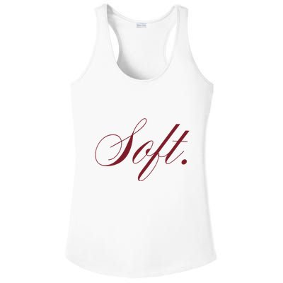 Flo Soft White Ladies PosiCharge Competitor Racerback Tank