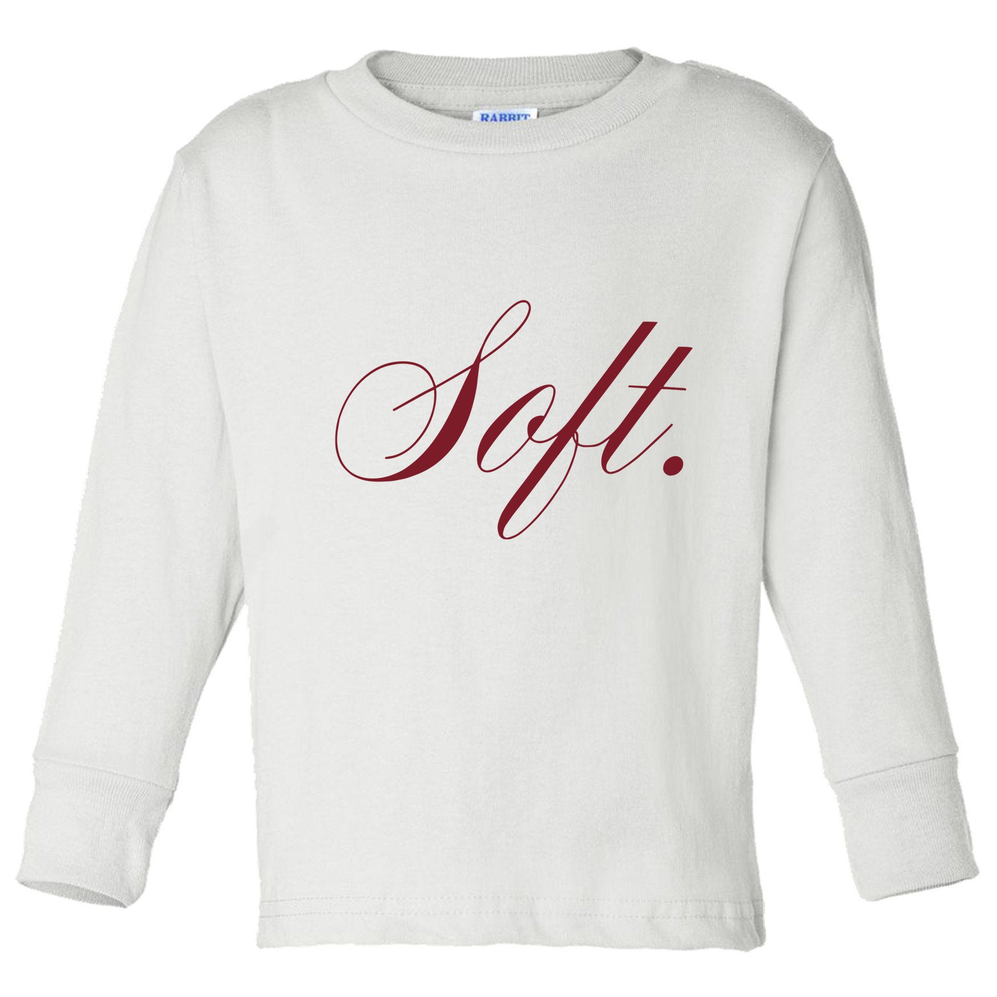 Flo Soft White Toddler Long Sleeve Shirt