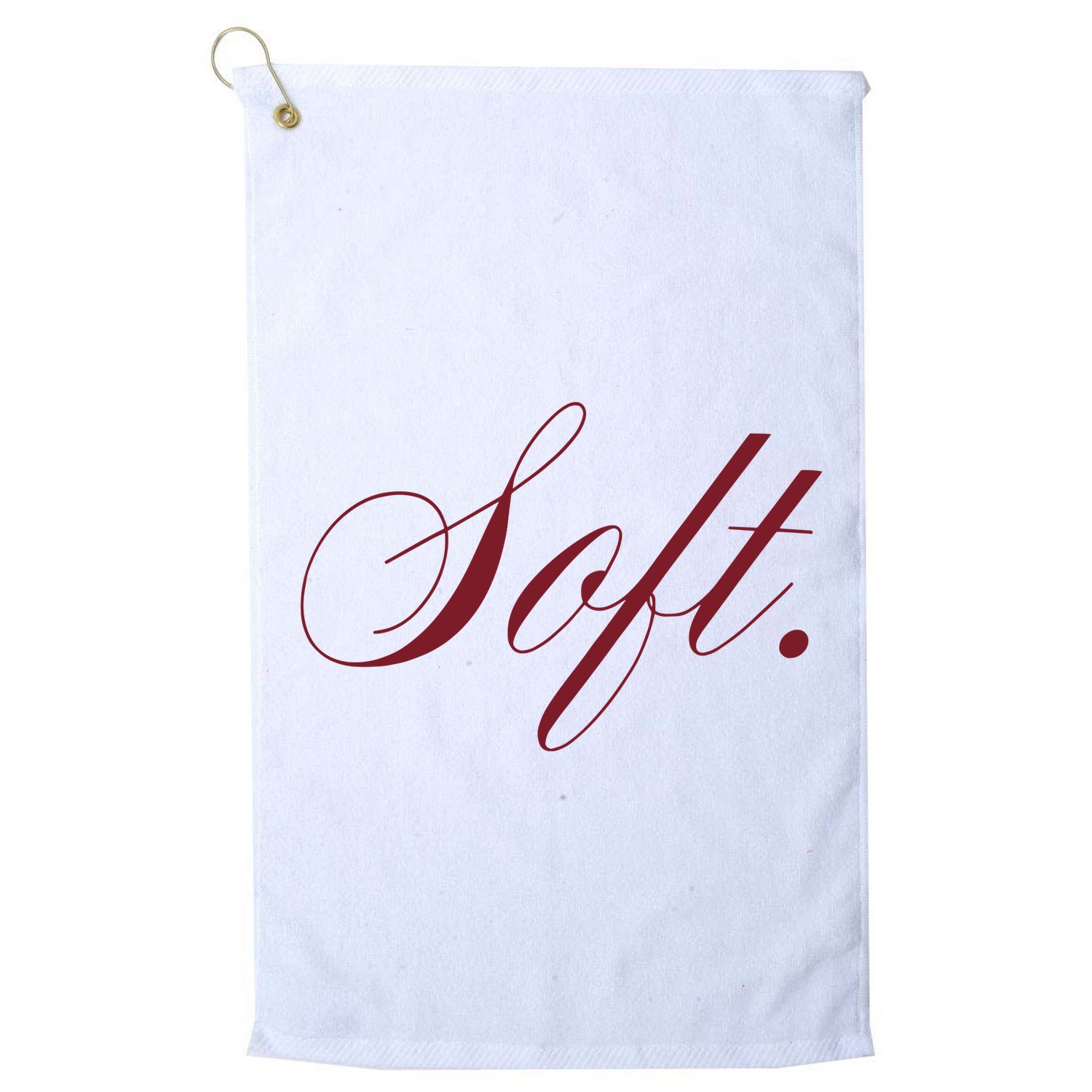 Flo Soft White Golf Towel