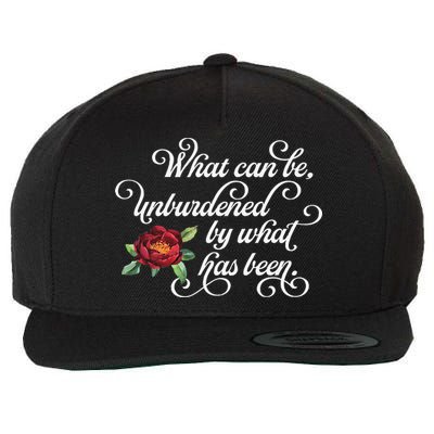 Fancy Script What Can Be Unburdened By What Has Been Wool Snapback Cap