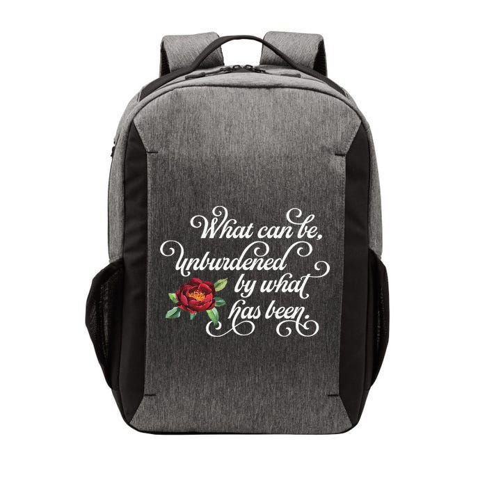 Fancy Script What Can Be Unburdened By What Has Been Vector Backpack
