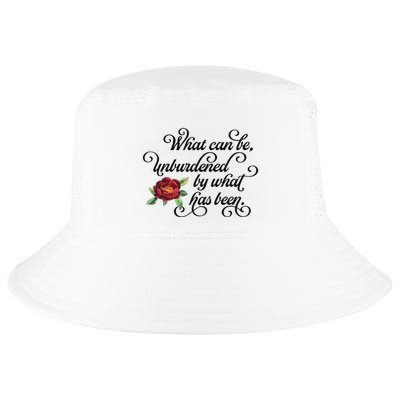 Floral Script What Can Be Unburdened By What Has Been Cool Comfort Performance Bucket Hat