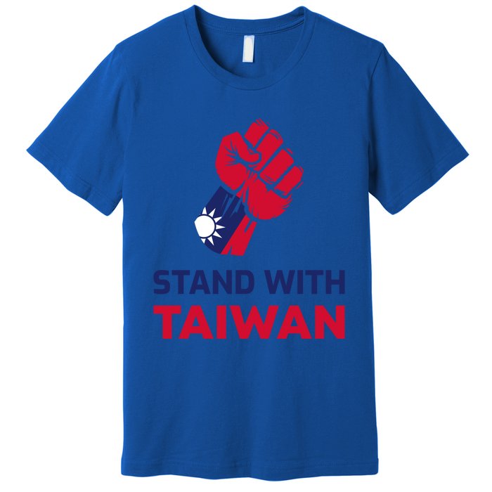 Fist Stand With Taiwan Gift Premium T-Shirt