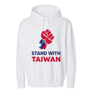 Fist Stand With Taiwan Gift Garment-Dyed Fleece Hoodie