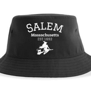 Funny Salem Witch Est 1692 Salem Massachusetts Halloween Sustainable Bucket Hat