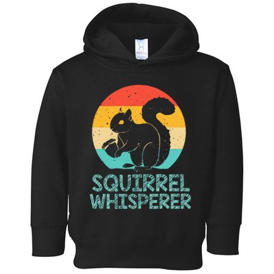 Funny Squirrel Whisperer Art Squirrel Lover Toddler Hoodie