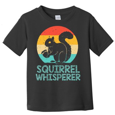 Funny Squirrel Whisperer Art Squirrel Lover Toddler T-Shirt