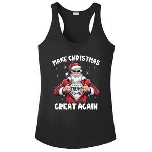 Funny Santa Xmas Trump Tear : Make Christmas Great Again Gift Ladies PosiCharge Competitor Racerback Tank