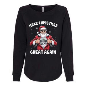 Funny Santa Xmas Trump Tear : Make Christmas Great Again Gift Womens California Wash Sweatshirt