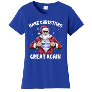 Funny Santa Xmas Trump Tear : Make Christmas Great Again Gift Women's T-Shirt