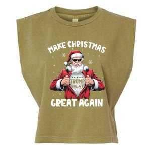 Funny Santa Xmas Trump Tear : Make Christmas Great Again Gift Garment-Dyed Women's Muscle Tee