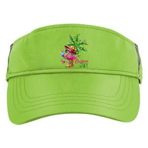 Flamingo Sunglasses Xmas Beach Tropical Christmas In July Adult Drive Performance Visor