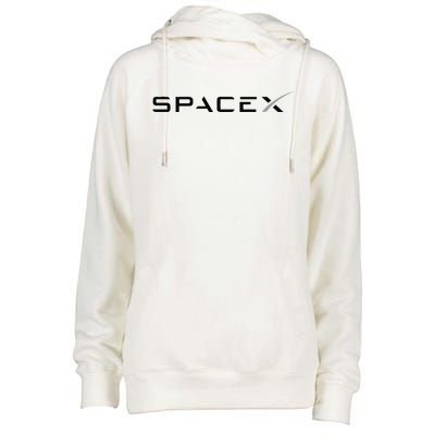 Funny Space X Logo Gift Womens Funnel Neck Pullover Hood