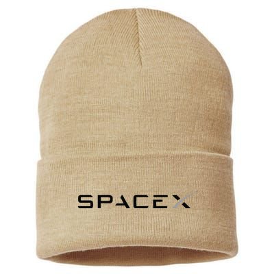 Funny Space X Logo Gift Sustainable Knit Beanie