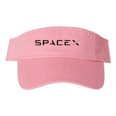 Funny Space X Logo Gift Valucap Bio-Washed Visor