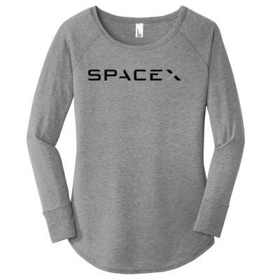 Funny Space X Logo Gift Women's Perfect Tri Tunic Long Sleeve Shirt