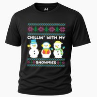 Funny Snow Xmas Design Chillin With My Snowmies Meaningful Gift Performance Shirt