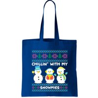 Funny Snow Xmas Design Chillin With My Snowmies Meaningful Gift Bag