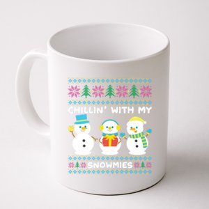 Funny Snow Xmas Design Chillin With My Snowmies Gift Coffee Mug